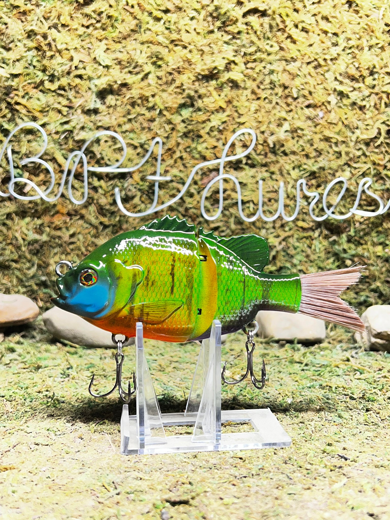 airbrush for beginner fishing lures 5" Glidebait