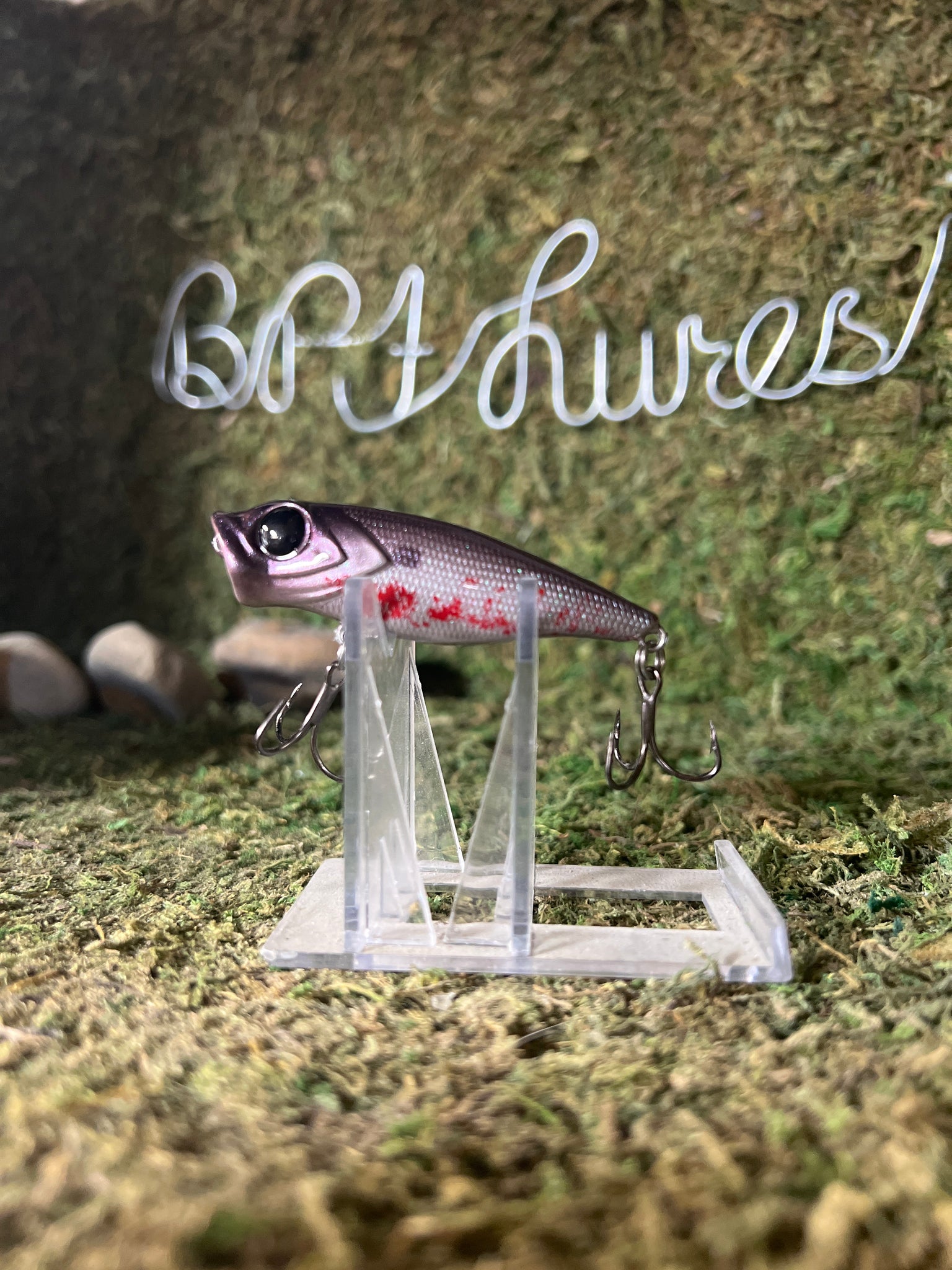 Bleeding dead eyed shad - Popper