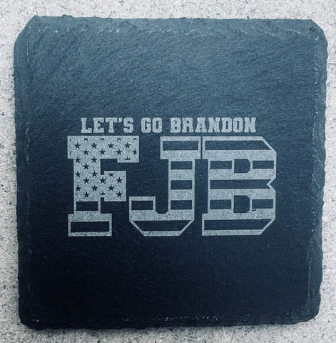 FJB - Slate Coasters-Set of 4